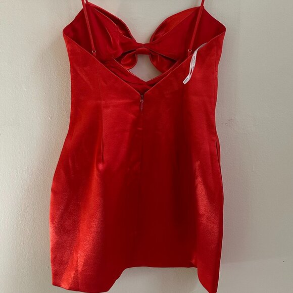 Miss Circle Adorable Red Bow Dress - Picture 4 of 5